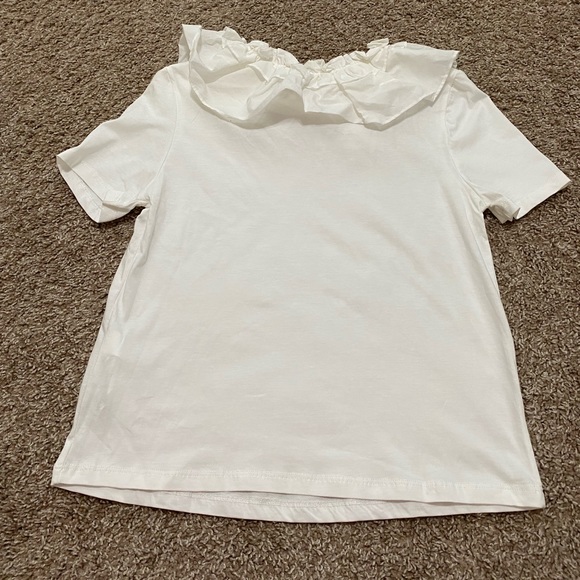 ZARA Overlay Collar Top NWT Size S - Picture 11 of 12